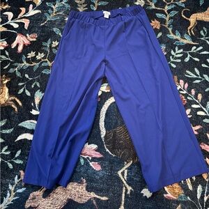 Loveappella Palazzo Blue Wide-Leg Pants